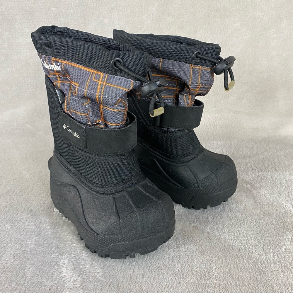 Columbia Powderbug Plus 2 Snow Boot Toddler 6 Black Waterproof Insulated NEW